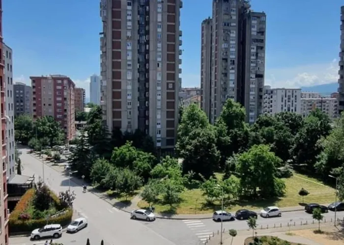 Space Centre Apartment - Best Price In Skopje- Free Public Parking